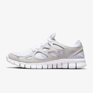 Nike Free Run 2 Women’s 8 White/Summit White/Pure Platinum/White